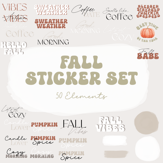 Herbst Story Sticker Set - Autumn Fall Storysticker