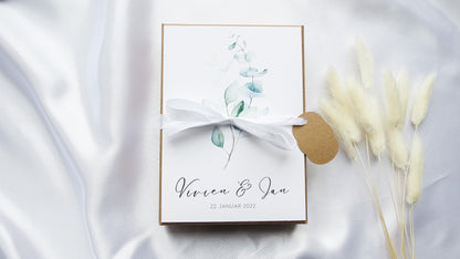 Geldgeschenk Hochzeit - Geschenkbox "FLOWER"