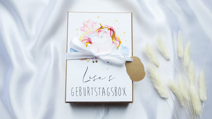 Geldgeschenk zum Geburtstag - Geschenkbox "LISA"