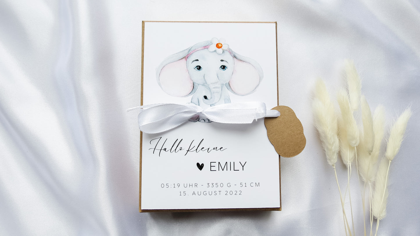 Geschenkbox zur Geburt - Geschenkbox "EMILY"